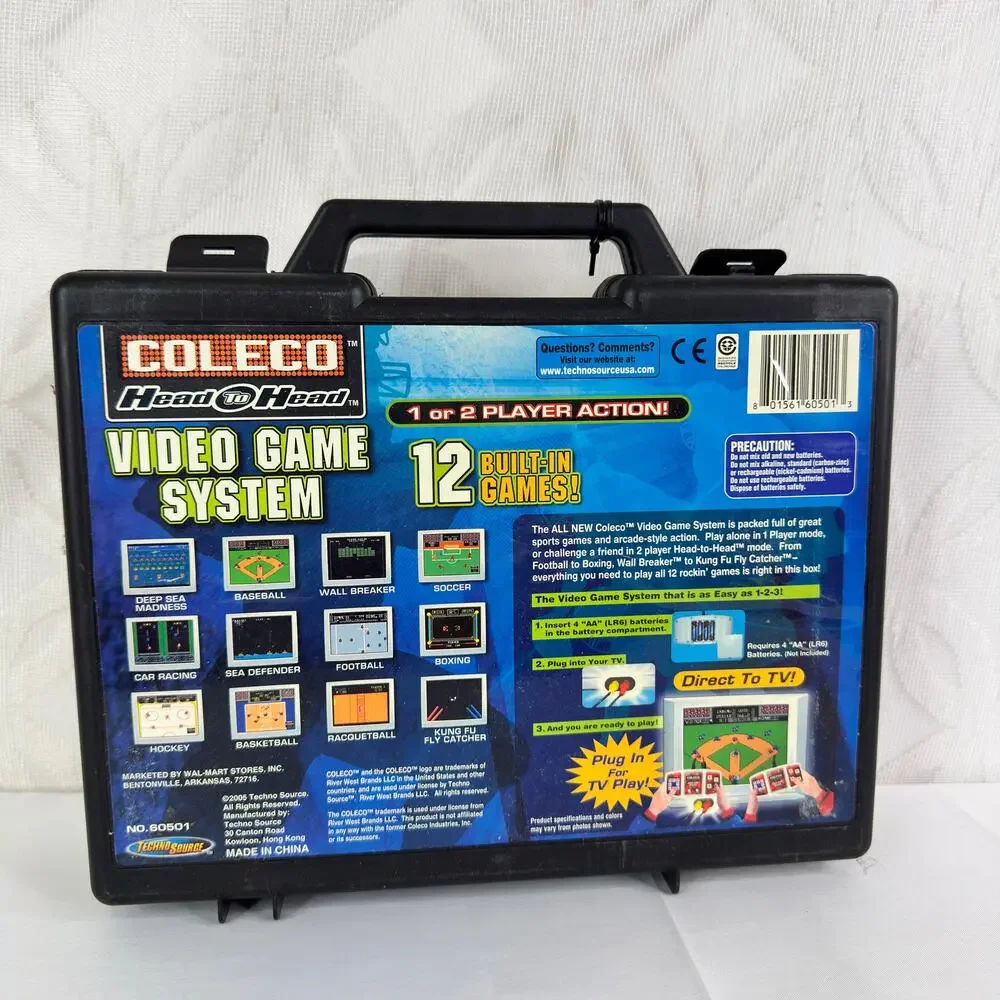 Coleco Head to Head Video Game System 12 Built in Games Techno‎ Source 2005 NOS